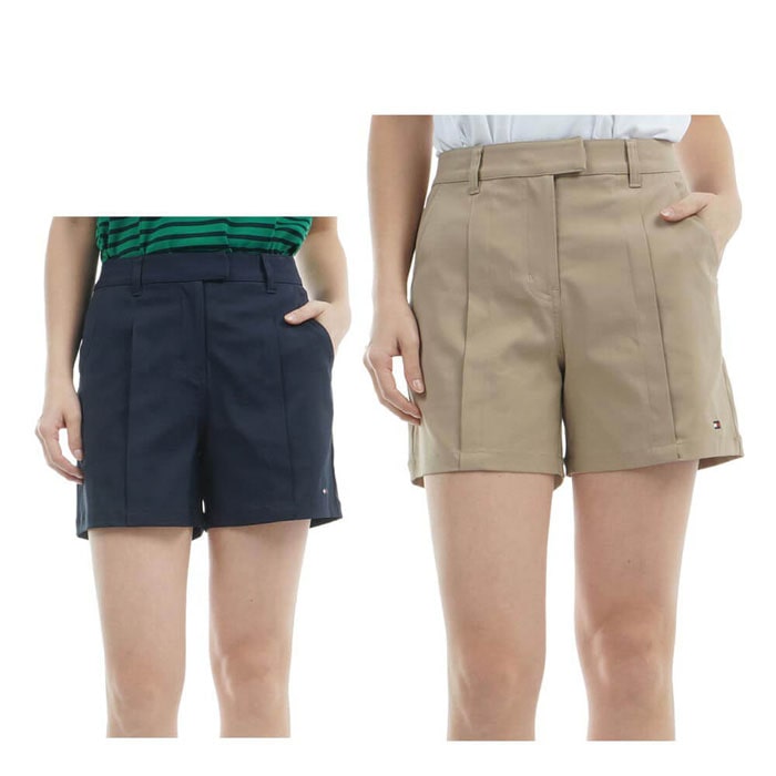ゴルフウェア　トミー ヒルフィガー ゴルフ レディース フロントタックツイル ショートパンツ THLA519 [2025年春夏モデル]