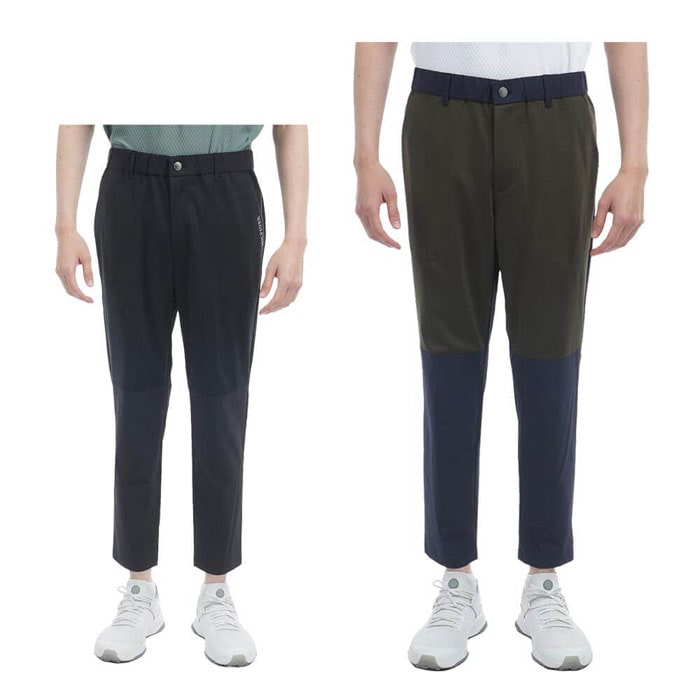 ゴルフウェア　トミー ヒルフィガー ゴルフ メンズ 生地切替 スウェット ロングパンツ THMA539 [2025年春夏モデル]