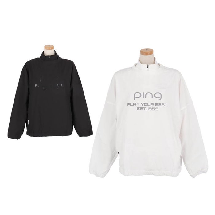 ピンゴルフ　レディース ロゴプリント リップストップ ツインブルゾン 622-4120200  [2024年モデル] ゴルフウェア [春夏モデル] 特価