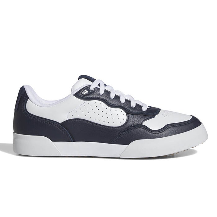 ゴルフシューズ アディダス メンズ RETROCROSS レトロクロス 25 スパイクレス NLK88 IH9977 フットウェアホワイト/カレッジネイビー/ガム [2025年モデル]