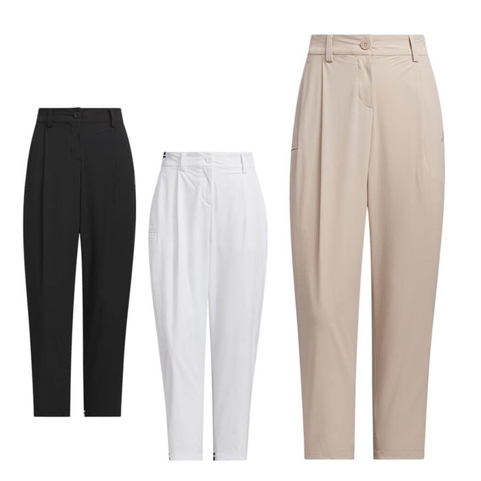 アディダス　レディース ビヨンド ザ コース EX stretch active 撥水 サイドポケット ルーズフィット アンクルパンツ KTN30 ゴルフウェア [2025年春夏モデル] 特価 有賀園 ゴルフ