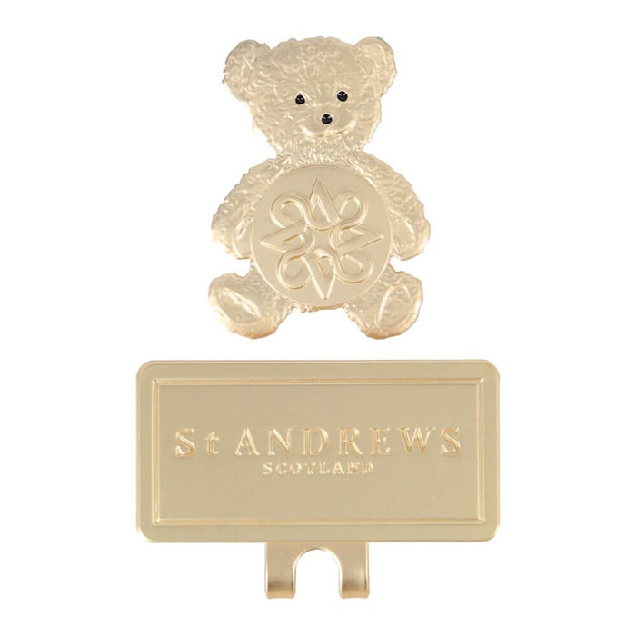 セントアンドリュース ユニセックス テディベア クリップマーカー 042-5984327 170 ゴールド [2025年モデル]