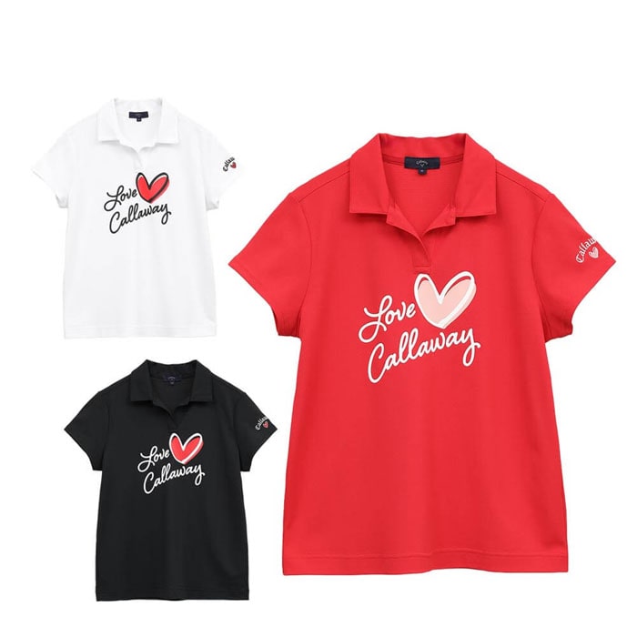 キャロウェイ　レディース LOVEキャロウェイ 半袖 シャツ C25134220 [2025年春夏モデル] 特価 有賀園 ゴルフ
