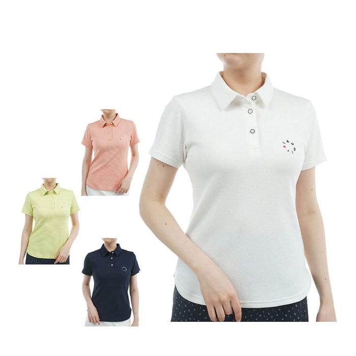 ゴルフウェア　アドミラル レディース 接触冷感 ワンポイント 半袖 ポロシャツ ADLA525 [2025年春夏モデル] 特価