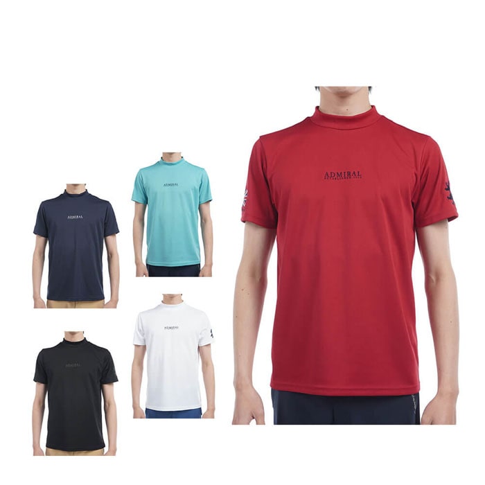 ゴルフウェア　アドミラル メンズ フラッグ 半袖 モックネックシャツ ADMA516 [2025年春夏モデル] 特価