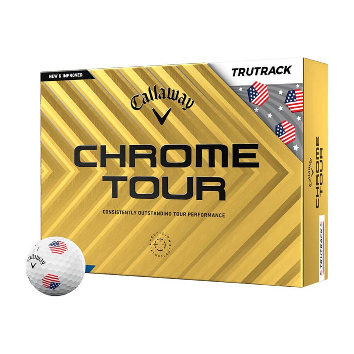 [2024年モデル] キャロウェイ CHROME TOUR TRUTRACK クロム ツアー ゴルフボール　1ダース（12球入り） トゥルートラック USA 特価