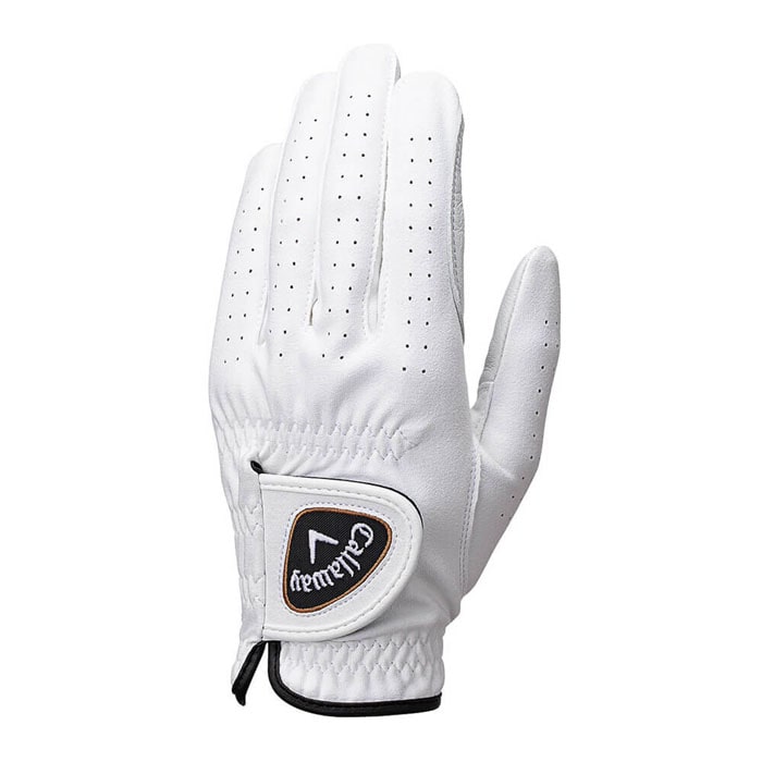 [2025年モデル] キャロウェイ　メンズ HYPER HYBRID ハイパーハイブリッド ゴルフグローブ 25 JM ホワイト