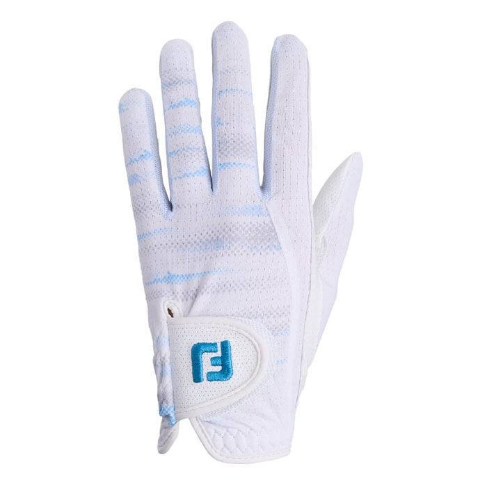 [2025年モデル] フットジョイ　レディース StaCool ステイクール 両手用 ゴルフグローブ FGWSC25 WB ホワイト/ブルー