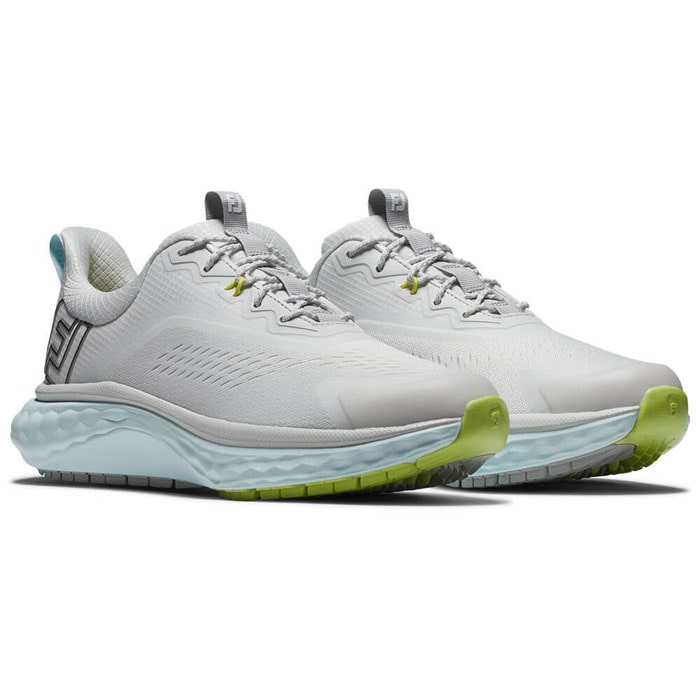 ゴルフシューズ　フットジョイ レディース FJ QUANTUM LACED クオンタム レース スパイクレス 97817 グレー/ブルー