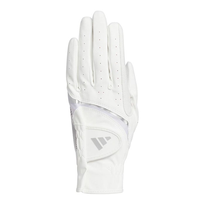 アディダス　レディース W ADIZERO SINGLE ライト ＆ コンフォート ゴルフグローブ KVH38 JE7156 ホワイト/グレーツー [2025年モデル]