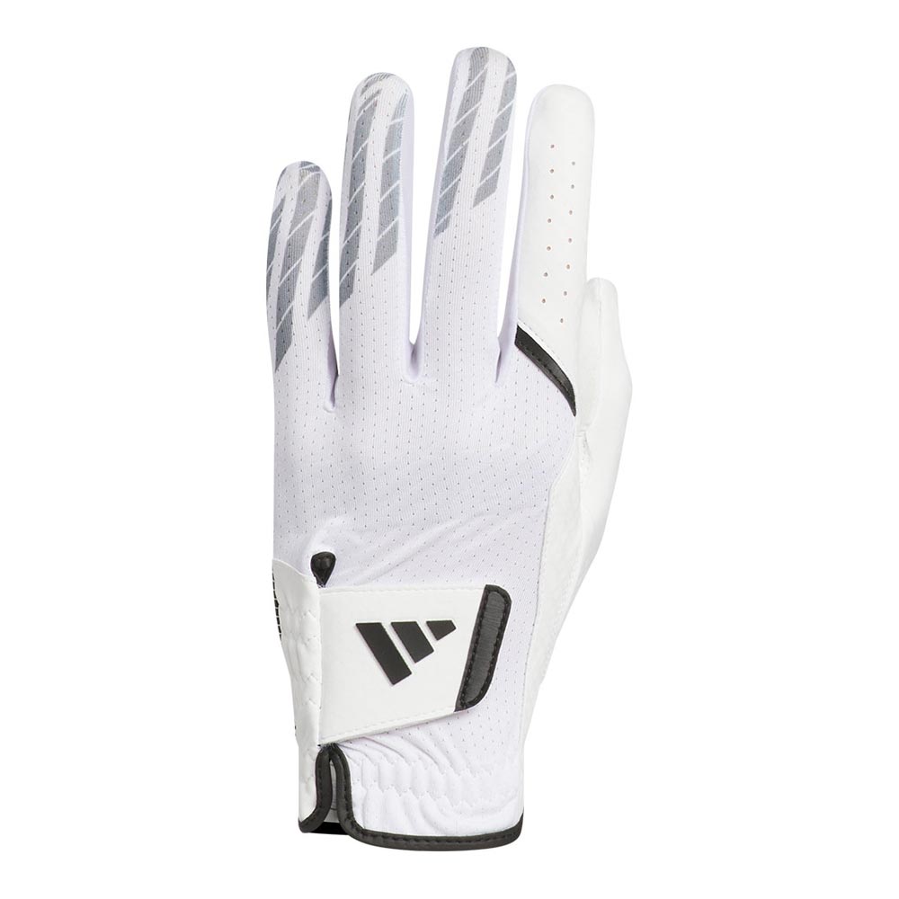 アディダス　メンズ COOL クール ハイグリップ 25 ゴルフグローブ KVH41 JE7176 ホワイト/ブラック [2025年モデル] 特価