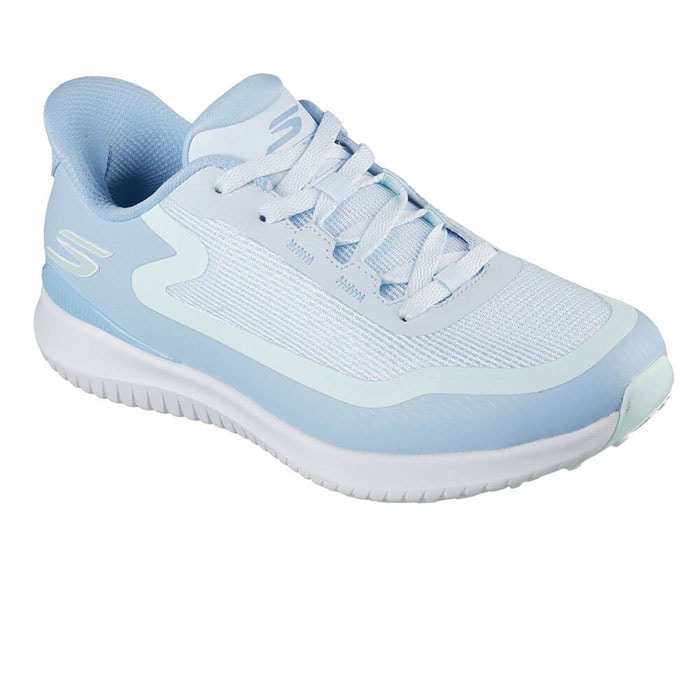 ゴルフシューズ　スケッチャーズ レディース GO GOLF FLIGHT SLIP-INS スリップインズ ゴーゴルフ フライト スパイクレス 123131 LTBL ライトブルー [2025年モデル]