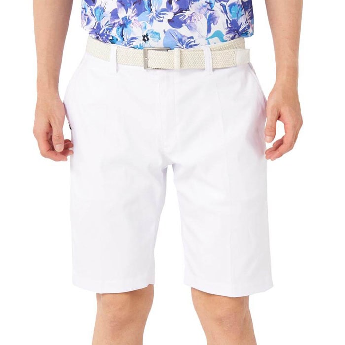 フィラ FILA メンズ 撥水 エンボスプリント ツイル ショートパンツ 745-309 ホワイト ゴルフウェア [2025年春夏モデル] 特価 有賀園 ゴルフ