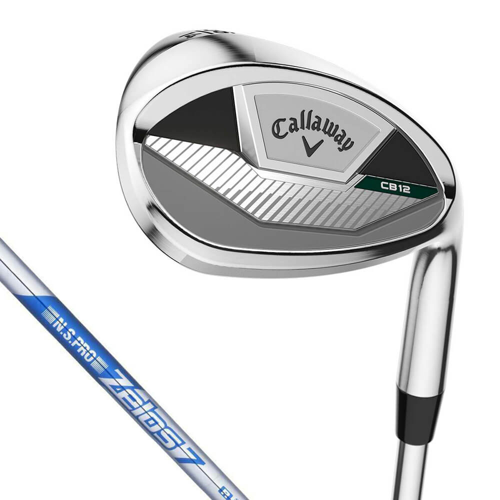 [2025年モデル] キャロウェイ　CB12 クロム仕上げ ウェッジ　N.S.PRO Zelos7 スチールシャフト ゴルフクラブ
