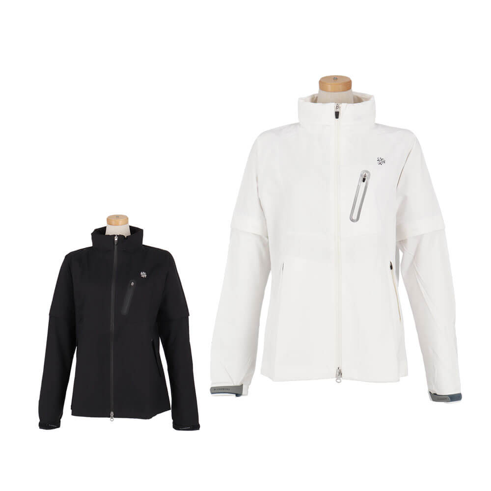 ゴルフウェア　セントアンドリュース レディース 収納袋付き 2WAY レインブルゾン 042-9988602 特価