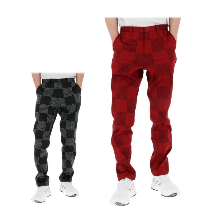 セントアンドリュース メンズ ホースビット柄 ストレッチ ロングパンツ 042-1231003 ゴルフウェア 特価