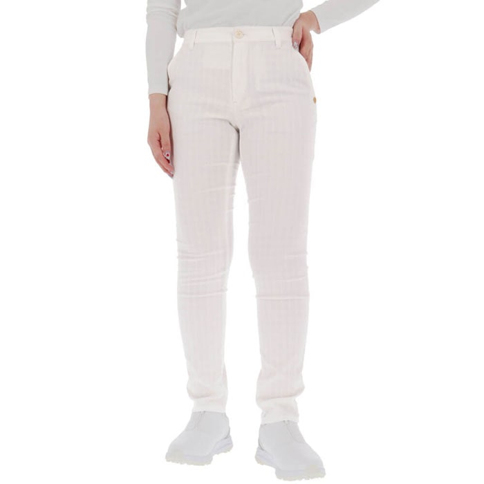 セントアンドリュース　レディース 変形千鳥ジャガード ロングパンツ 043-2231012 ゴルフウェア 特価