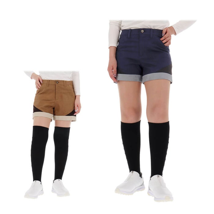 セントアンドリュース　レディース スエード ショートパンツ 043-9232002 ゴルフウェア 特価