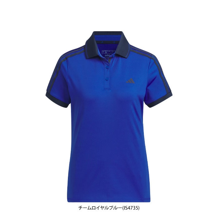 アディダス　レディース ULTIMATE365 スリーストライプス 半袖 ポロシャツ JTC07 ゴルフウェア [2024年モデル] 特価