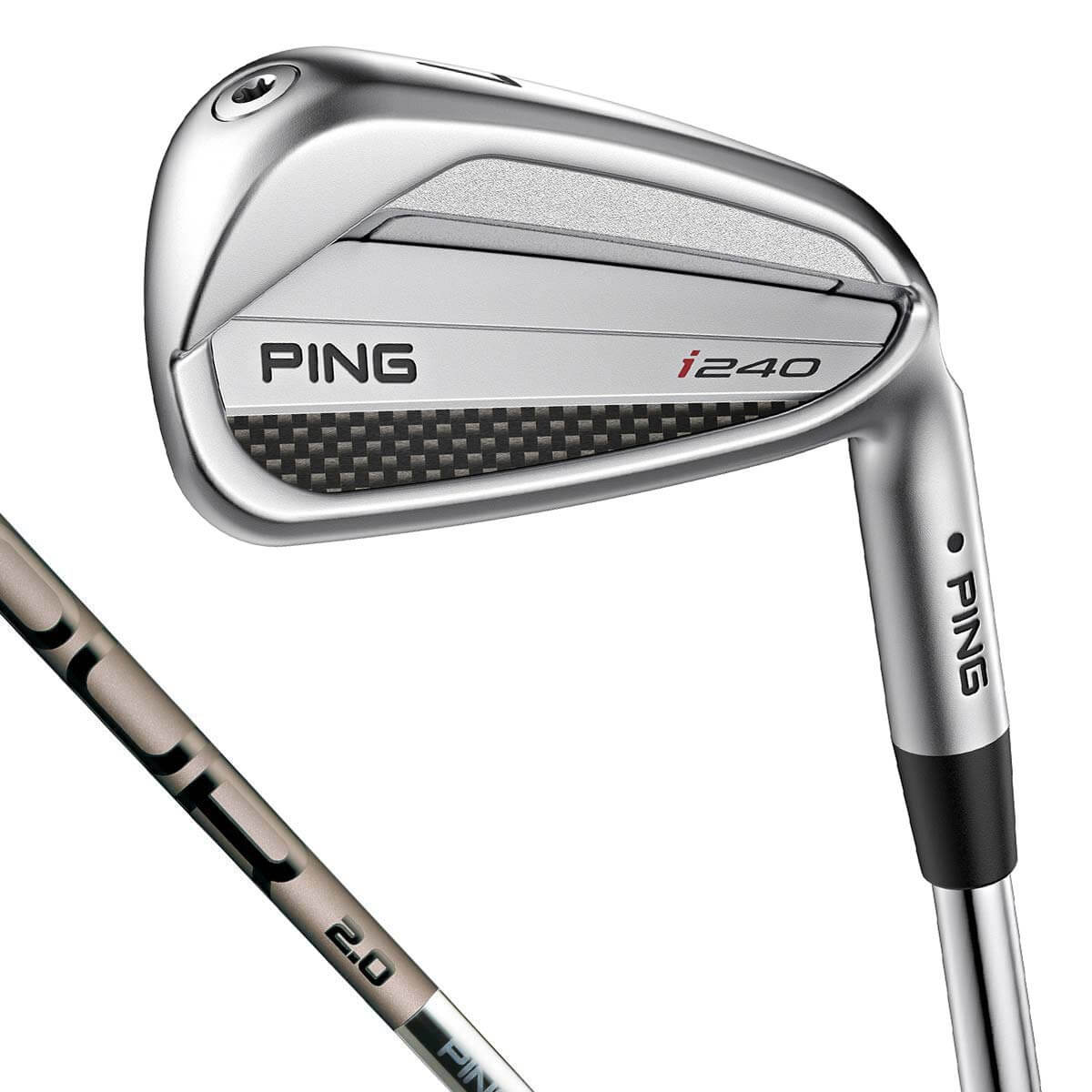 PING ピン　i240 アイアン 5本セット（＃6～9、PW）　PING TOUR 2.0 CHROME カーボンシャフト ゴルフクラブ [2025年モデル]