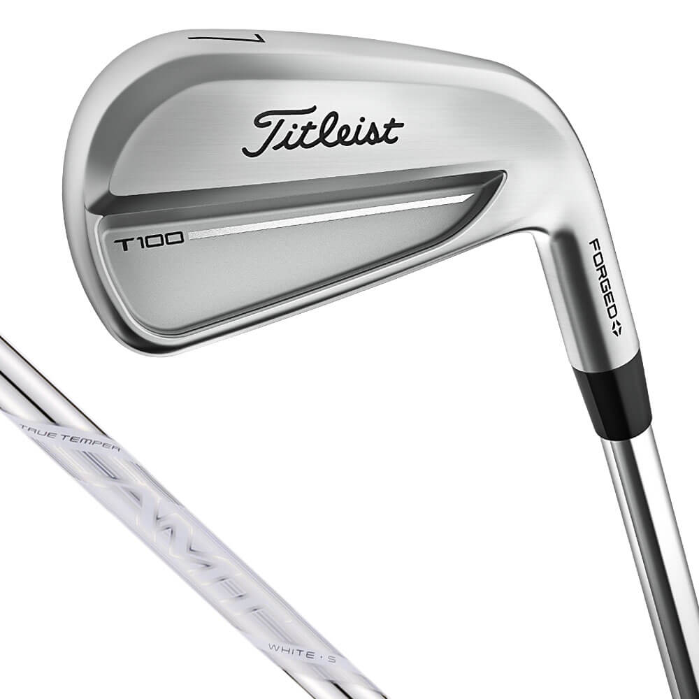 [2025年モデル] タイトリスト　T100 アイアン　6本セット（＃5～9、PW） AMT TOUR WHITE スチールシャフト ゴルフクラブ