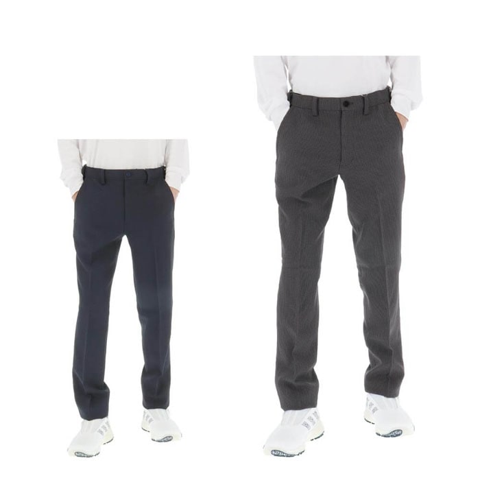 マンシングウェア　メンズ 千鳥柄 ストレッチ ロングパンツ MG4FLP80M [2024年モデル] ゴルフウェア [秋冬モデル] 特価