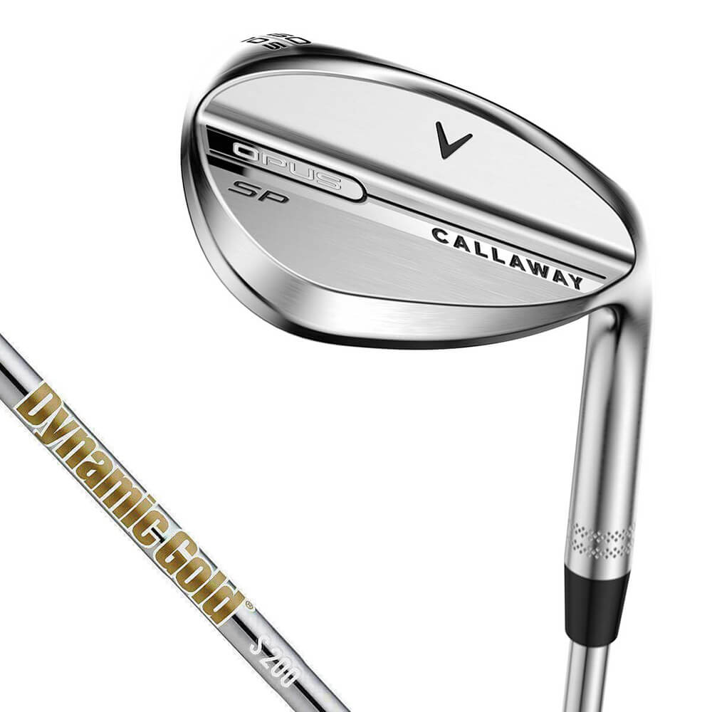 [2025年モデル] キャロウェイ　メンズ OPUS SP オーパスSP クロム仕上げ ウェッジ　ダイナミックゴールド スチールシャフト ゴルフクラブ