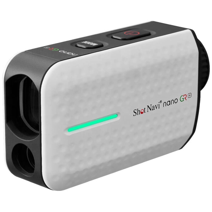 ショットナビ　レーザー距離計　Laser Sniper nano GR＋ レーザー スナイパー ナノ グリーン＆レッド プラス　ホワイト 有賀園 ゴルフ