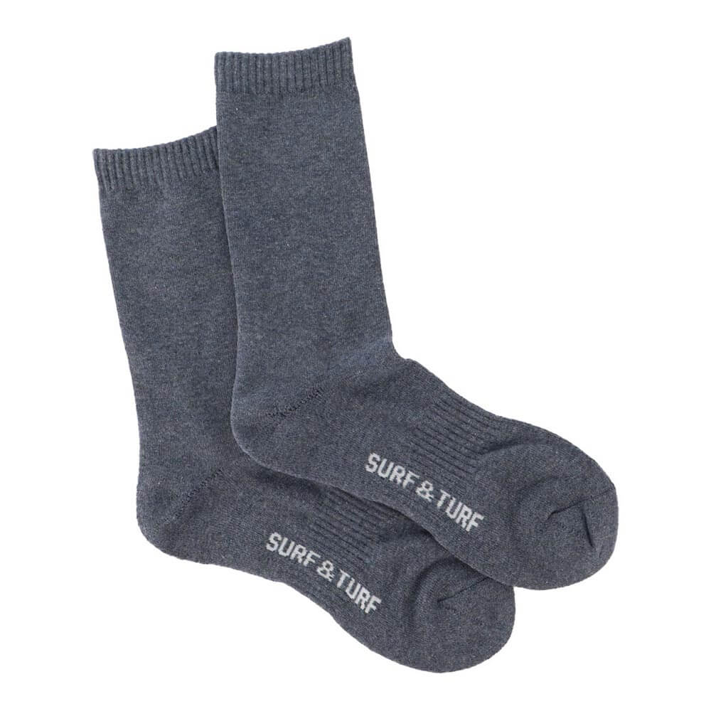 サーフ＆ターフ　メンズ レギュラーソックス STMS2503 インディゴ