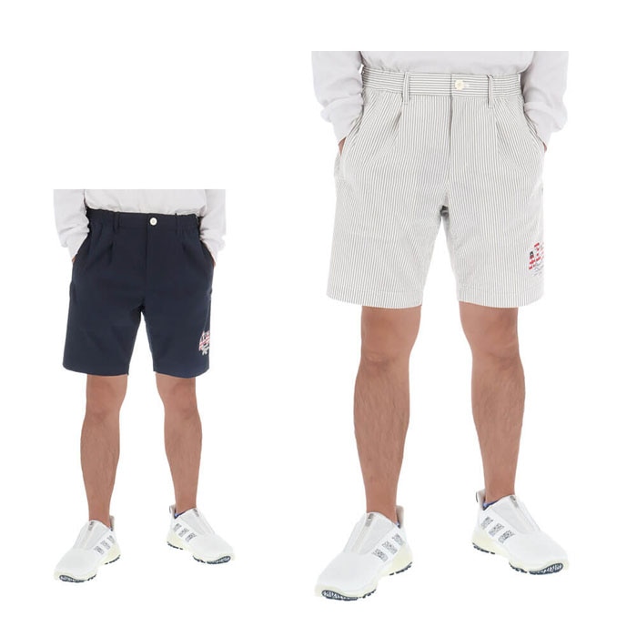 ゴルフウェア　ピンゴルフ メンズ サッカーストライプ ショートパンツ 621-4132307 [2024年春夏モデル] 特価