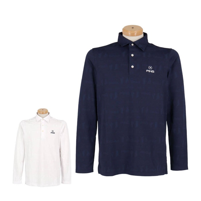 ゴルフウェア　ピンゴルフ メンズ 長袖 ポロシャツ 621-4261801 [2024年秋冬モデル] 特価