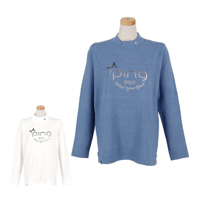 ゴルフウェア　ピンゴルフ レディース 長袖 ハイネック シャツ 622-4275002 [2024年秋冬モデル] 特価