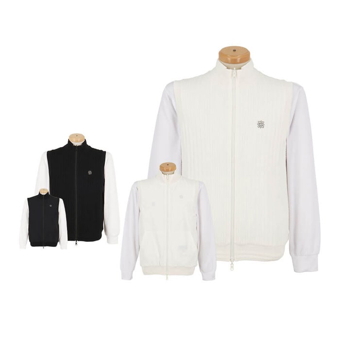 セントアンドリュース　メンズ ケーブル リバーシブル ニット ベスト 042-4273801 [2024年モデル] ゴルフウェア [秋冬モデル] 特価