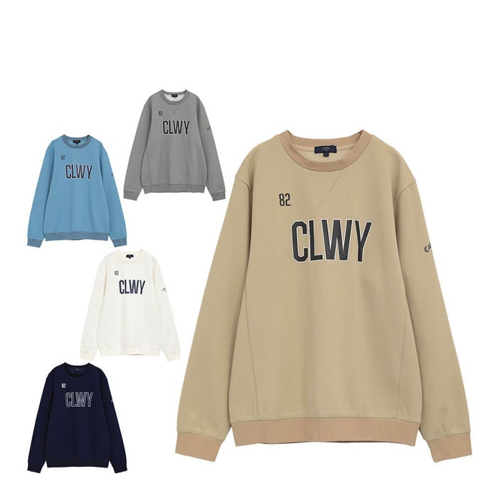 キャロウェイ　メンズ 鹿の子 ダブルニット 長袖 クルーネック スウェット C25217103 ゴルフウェア [2025年秋冬モデル] 特価