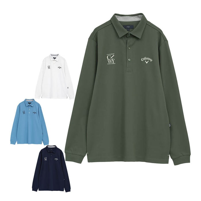 キャロウェイ　メンズ 鬼鹿の子 長袖 ポロシャツ C25233100 ゴルフウェア [2025年秋冬モデル] 特価
