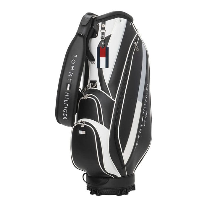 トミー ヒルフィガー ゴルフ ユニセックス ベーシック カートキャディバッグ THMG4SC5 10 ブラック [2025年モデル]