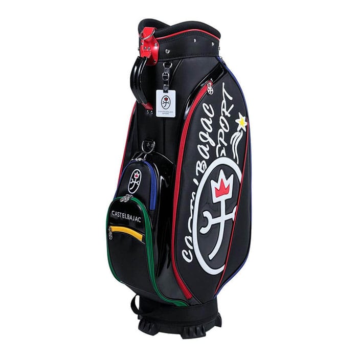 [2025年モデル] カステルバジャック　メンズ ロゴデザイン キャディバッグ CBC036 BK ブラック