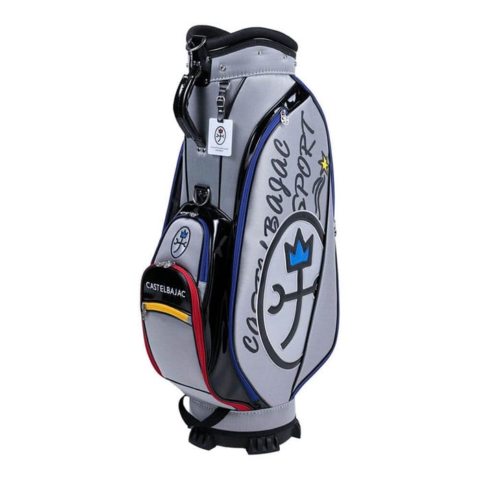 [2025年モデル] カステルバジャック　メンズ ロゴデザイン キャディバッグ CBC036 SI シルバー