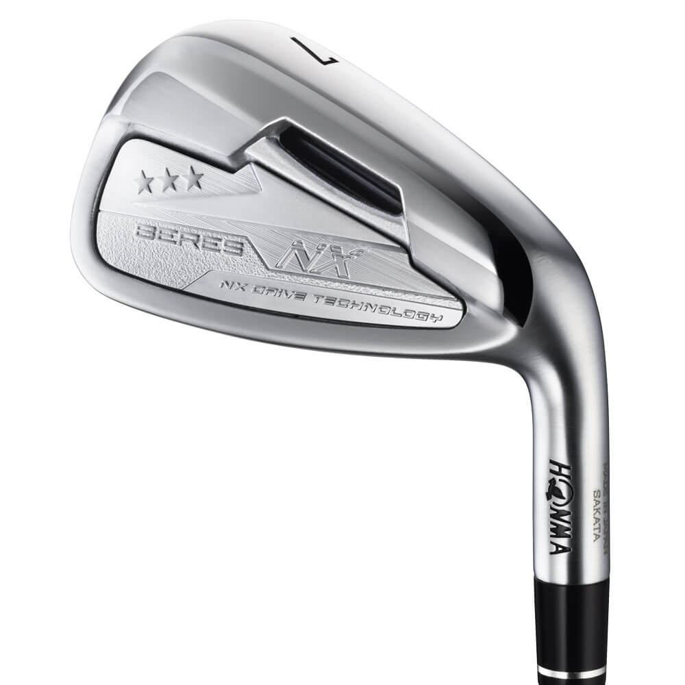 本間ゴルフ メンズ BERES NX TRIPLE STAR ベレスNX ★★★ アイアン 5本セット(#7~11) VIZARD IB-WF PROTOTYPE ★★★ カーボンシャフト ゴルフクラブ