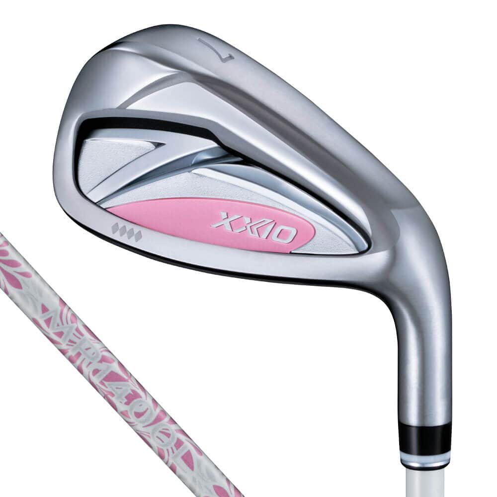 ダンロップ　レディース XXIO ゼクシオ 14 アイアン ホワイト 5本セット（＃7～9、PW、SW）　MP1400Lカーボンシャフト [2026年モデル]
