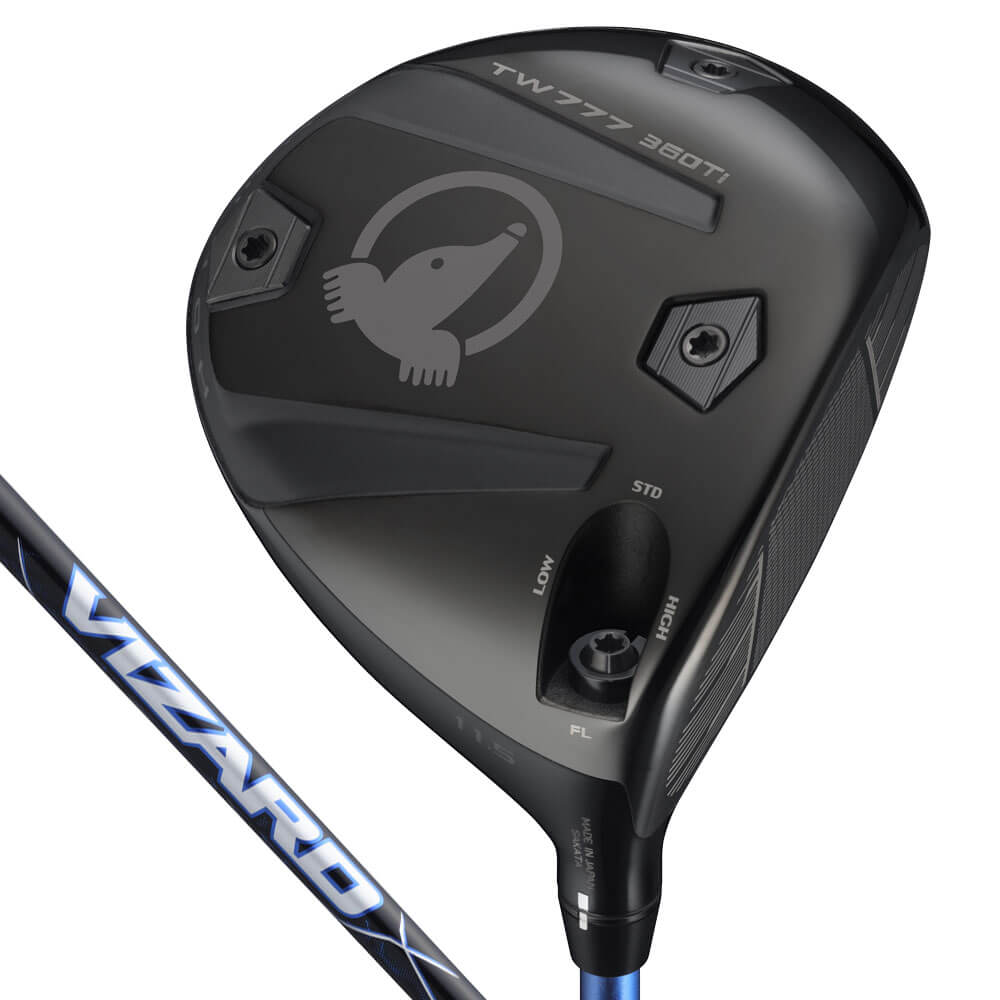 [2025年モデル] 本間ゴルフ　TOUR WORLD TW777 360 Ti トリプルセブン チタン ミニドライバー　VIZARD BLUE シャフト ゴルフクラブ