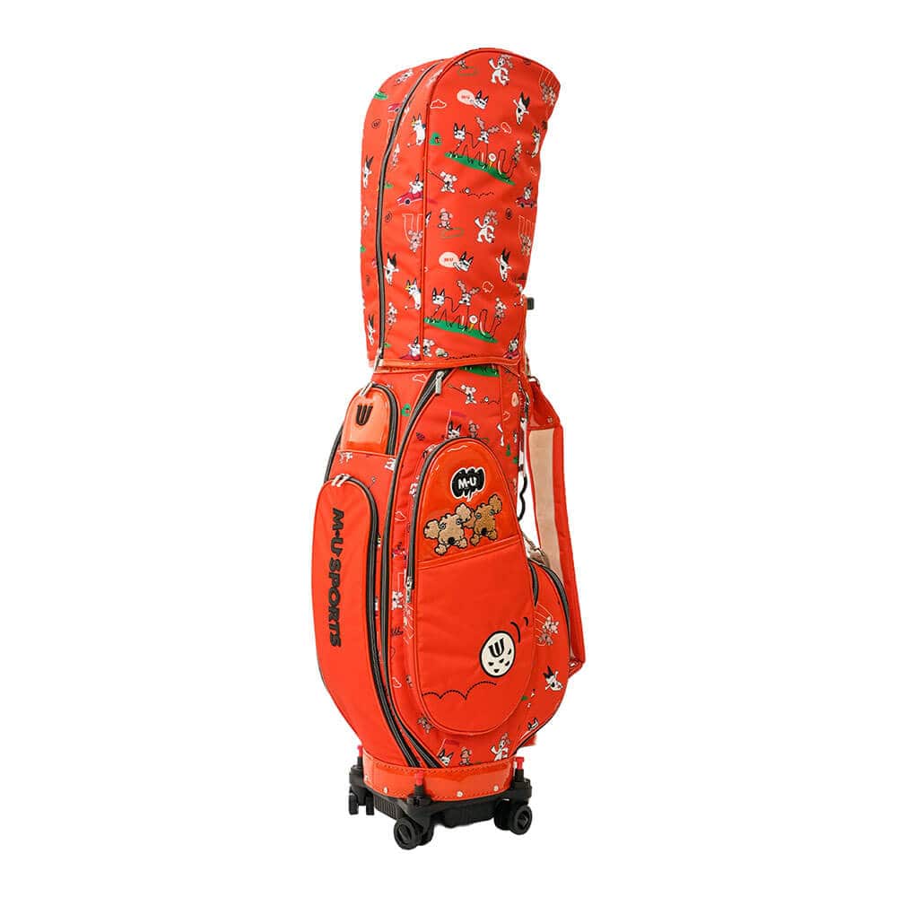 M・U スポーツ　ローリングソール キャディバッグ 703R6136 020 オレンジ [2025年モデル] エム・ユー・スポーツ