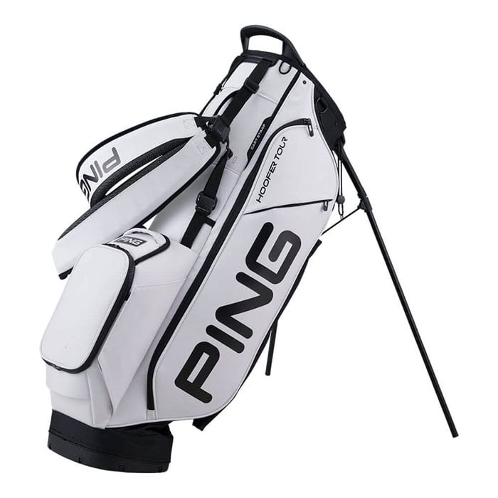 PING ピン　HOOFER フーファーツアー キャディバッグ CB-244 37654-101 WHITE  有賀園 ゴルフ
