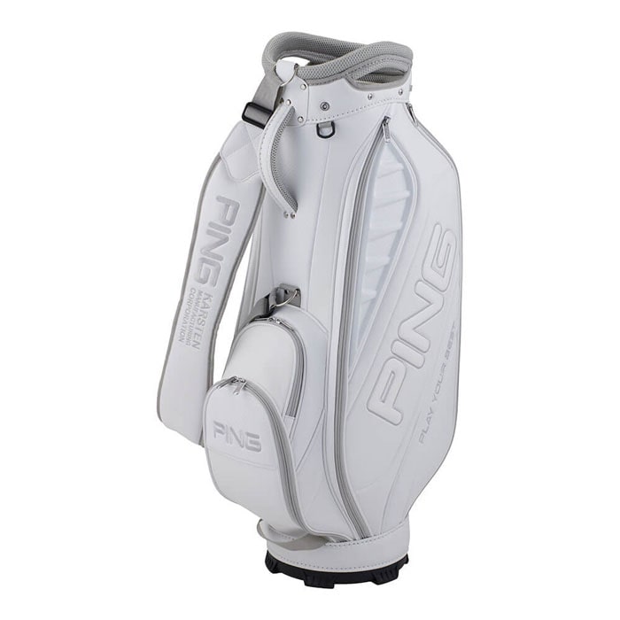 PING ピン　エクストラライト キャディバッグ CB-U2505 38653-05 WHITE/WHITE  有賀園 ゴルフ