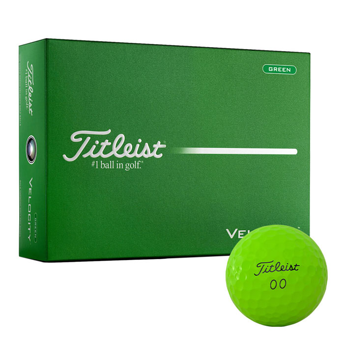 [2026年モデル] タイトリスト VELOCITY ベロシティ ゴルフボール　1ダース（12球入り）　グリーン