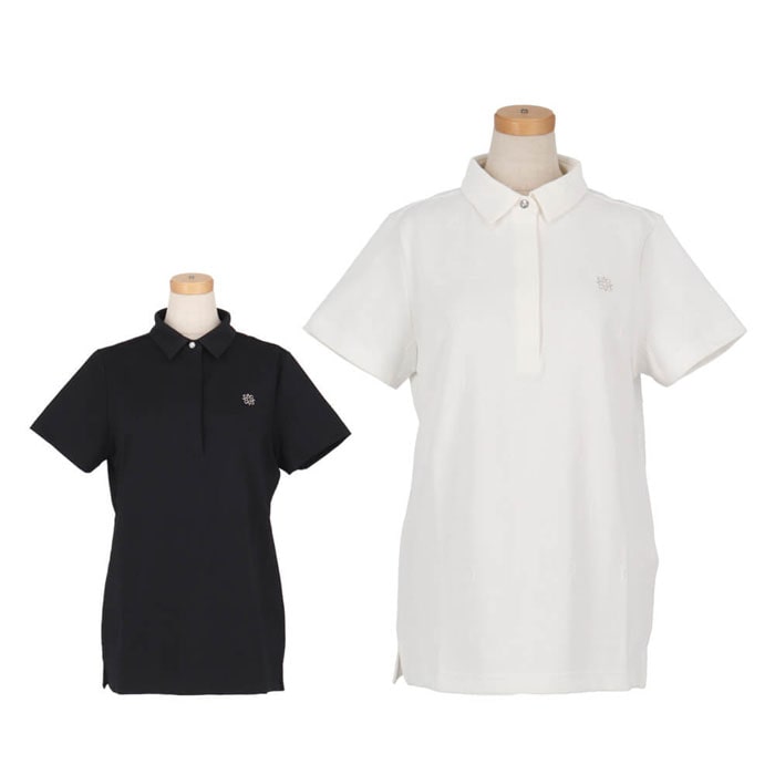 セントアンドリュース　レディース ふくれジャガードロゴ 半袖 ポロシャツ 043-5160252 ゴルフウェア [2025年春夏モデル] 特価 有賀園 ゴルフ