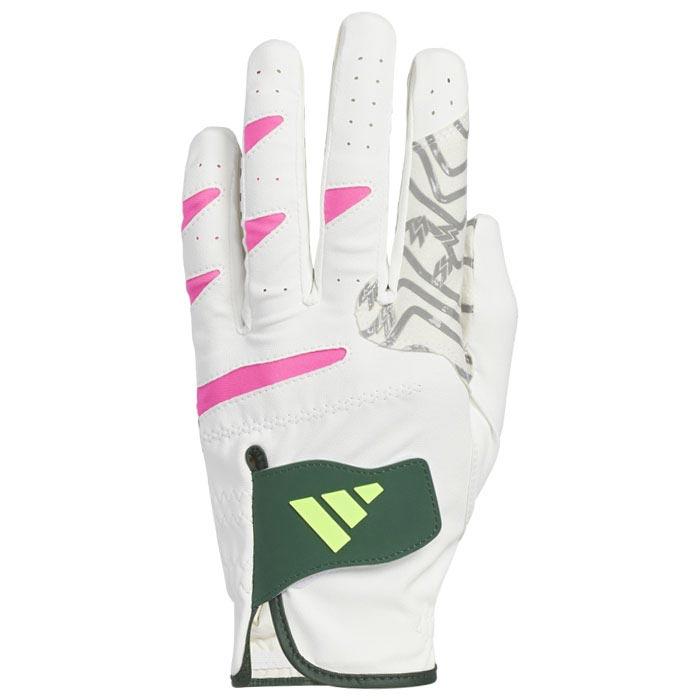 アディダス　メンズ CODECHAOS コードカオス 25 ゴルフグローブ JTY37 IS6546 ホワイト/ルシッドピンク [2024年モデル]