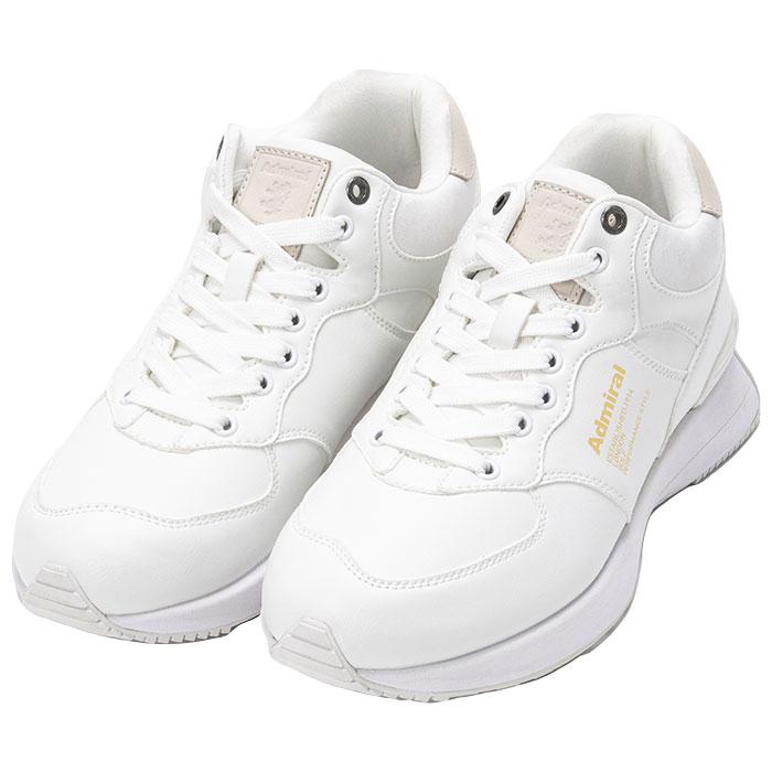 アドミラル ユニセックス HYDEPARK MID スパイクレス ゴルフシューズ ADMS3B 00 ホワイト [2023年モデル] 特価