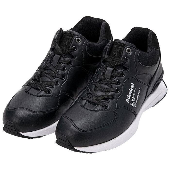 アドミラル ユニセックス HYDEPARK MID スパイクレス ゴルフシューズ ADMS3B 10 ブラック [2023年モデル] 特価