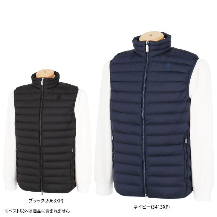 チェッセピューミニ　メンズ 軽量 フルジップ ダウン ベスト ASTOR2-N024C [2024年秋冬モデル] 特価
